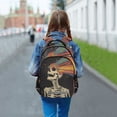 thumbnail image 6 of FORMRS Kids School Backpack Elementary Student Unisex Travel Bookbag with Reflective Stripes, Black Skeleton, 6 of 7