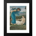 thumbnail image 2 of Sir Edward Coley Burne-Jones 14x18 Black Modern Framed Museum Art Print Titled - Cupid and Psyche (ca. 1870), 2 of 5