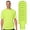 Safety Green 10 Pcs, variant on High Visibility Short Sleeve Workwear Tee, 100% Polyester Hi Vis Unisex Capital Performance T-Shirt ( Safety Green 5 Pack, L)