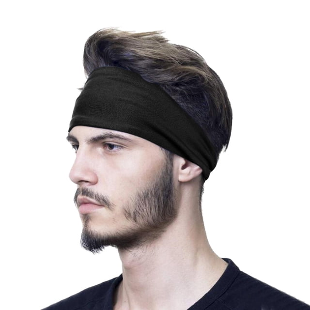 Men And Women Summer Fashion Outdoor Leisure Sports Elastic Solid Color Hairband