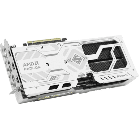 ASRock｜アスロック ASRock Radeon RX 9060XT Steel Legend 16G OC グラフィックボード(ホワイト) RX9060XTSL16GO 返品種別B