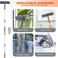 thumbnail image 4 of Professional Window  Cleaner, 2 in 1 Shower  with Extension Pole, 62'' Telescopic Window Washing Equipment with Bendable , Glass Cleaning Tools for Indoor/Outdoor High Window, 4 of 6