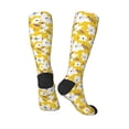 thumbnail image 5 of Lsque Lilies Flowers Printed Crew Socks Men's Women's LightWeight Thin Casual Calf Socks ,Knee High Socks,Cotton Socks, 5 of 9