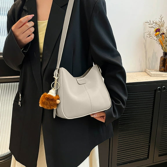 Kraoden Fashionable Women's Shoulder Crossbody Bag, Versatile Vintage Leather Handbag with Large Capacity, Durable Material, and Stylish Design for Everyday Use