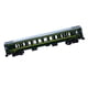 thumbnail image 1 of Modelo de Tren juguete Sunnimix coche de pasajeros plástico Verde 1:87, 1 of 8