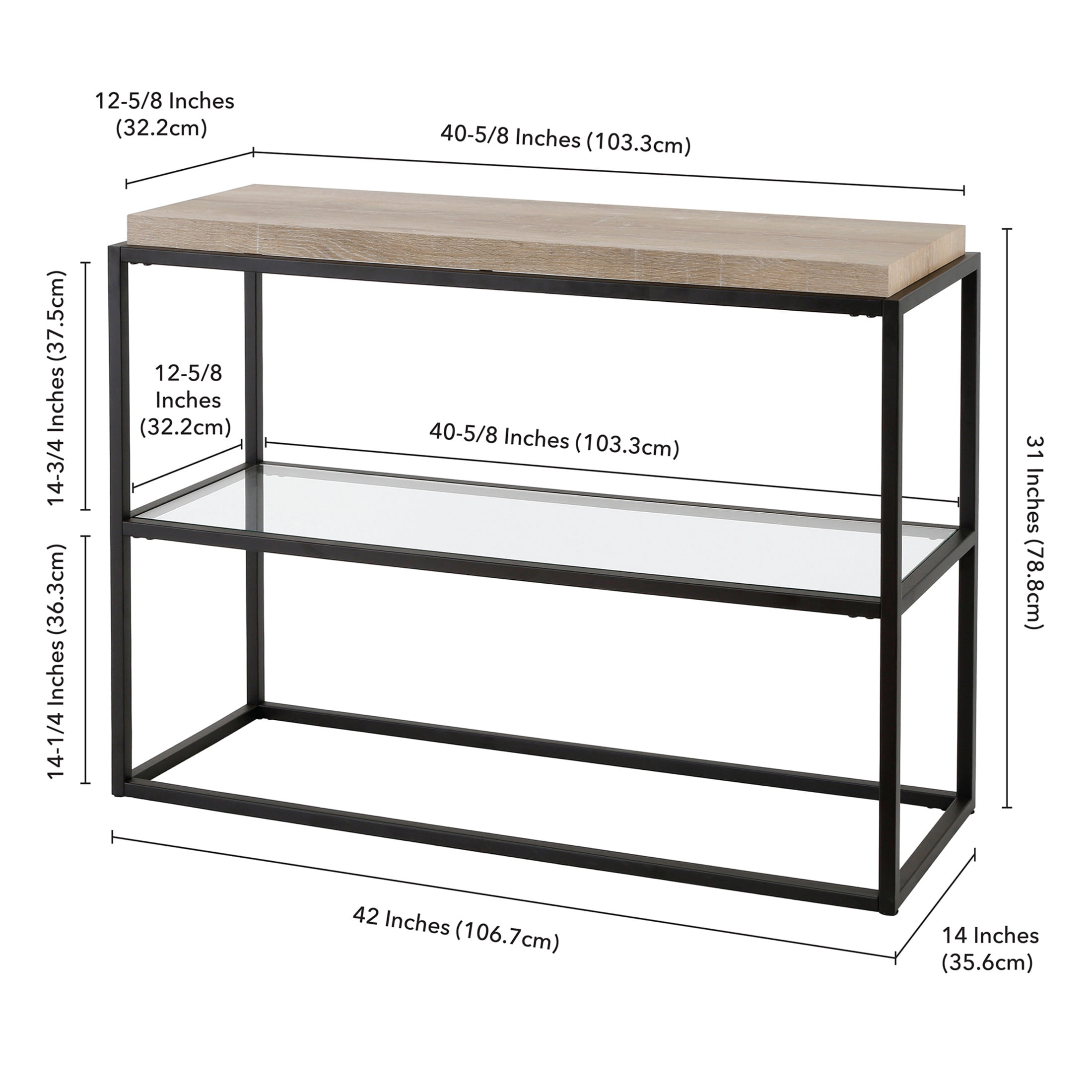 Hudson & Canal Hector Console Table