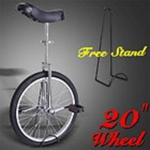Black Unicycle Stand For 16" 18" 20" 24" Wheel Cycling Mountain Tire Display 