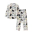 thumbnail image 1 of Balery Funny Puppy Pijama para Hombre de Dos Piezas con Manga Larga, Conjunto de Dormir y Descanso Suave con Bolsillos-Large, 1 of 7