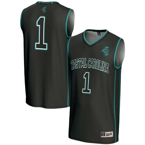Unisex GameDay Greats #1 Black Coastal Carolina Chanticleers Lightweight Basketball Jersey