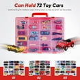 thumbnail image 3 of 72-Compartment Toy Organizer Storage Box for , Matchbox,  Toys & Dolls - Red, 3 of 6