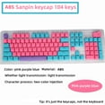 thumbnail image 3 of Wzzjkit 104 Keys Colorful-Backlit Gaming Keycap Replacement Mechanical Keyboard, 3 of 3