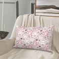 thumbnail image 5 of Lsque Cute Rabbit Pattern Pillow Case – Soft & Cozy Throw Pillow Cover, Hypoallergenic Cushion Case for Sleeping Women with Envelope Closure-20"x30", 5 of 6