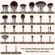 thumbnail image 4 of Set de brochas de maquillaje Bueart Design, 26 unidades, con funda extra grande, 4 of 8