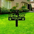 thumbnail image 3 of Handmadetneonsign Dogue De Bordeaux Dog Metal With Stake, Dog Stake Metal Name Sign Stake, Garden Metal Stake Decor 58926, 3 of 4