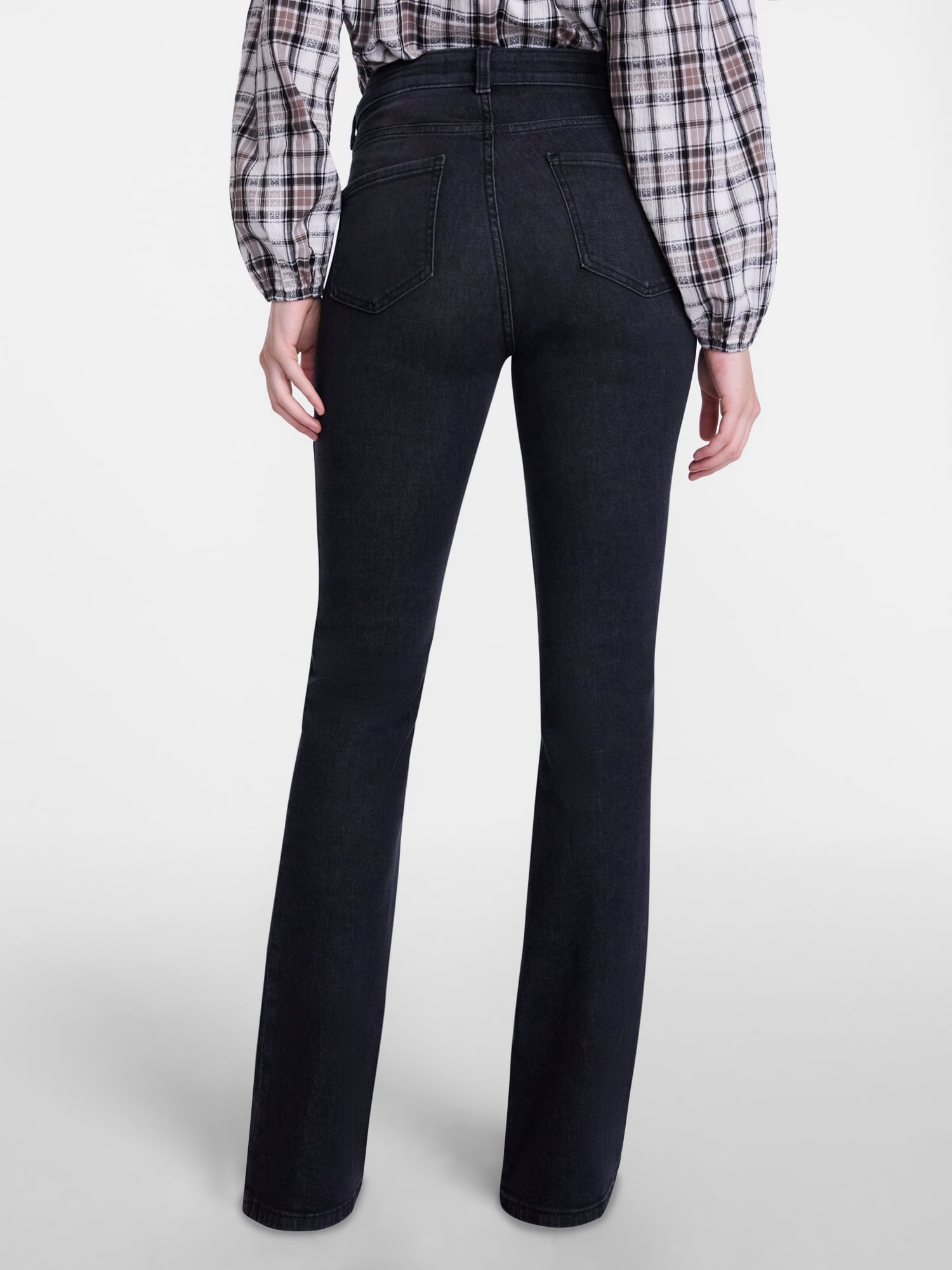 Scenario Women's Mid Rise Bootcut Jeans, Sizes 0-20, 0S-20S, 4L-14L