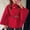Red, variant on Womens Batwing Sleeve Poncho Pea Coats Oversized Belted Trendy Casual Stand Collar Cloak Cape Coats