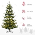thumbnail image 4 of 8ft Pre-lit Artificial Christmas Tree with 1026 Tips Holiday Decoration, 4 of 10