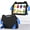 Black+Blue, variant on Case For iPad Air 11" M3 (2025)/Air 11 M2 (2024)/Pro 11 M4 (2024)/Pro 11-inch (1st, 2nd, 3rd, 4th) Generation Cute Kids EVA Shockproof Cover With Stand and Handle