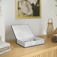 thumbnail image 6 of Beautiful Floral Faux Book Decorative Storage Box by Drew Barrymore, 7" x 9", Black, 6 of 10