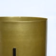thumbnail image 2 of Handmade 100% Iron Round Modern Gold Coated Color 4.2 x 8 Inches Planters Pot 1014, 2 of 5