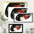 thumbnail image 4 of Designart 'Portrait of Woman Red Head Lady In Hat' Modern Framed Art Print, 4 of 4