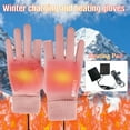 thumbnail image 6 of Cinvoph Heated Winter Gloves for Men Women Touchscreen USB Heating Thermal Gloves for Outdoor Cycling Skiing Snowboarding Hiking Hunting, Pink, 6 of 6