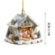 thumbnail image 3 of Chicken Farm Ornaments 2025 Wooden Chicken Coop Christmas Ornament For Lovers Farm Ornaments, 3 of 7