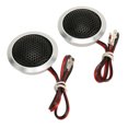 thumbnail image 1 of 2pcs 150W Dome Tweeter 2 Way System High Sensitivity Silver Black Dome Audio Tweeter for Car Audio Systems, 1 of 7