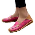 thumbnail image 2 of Womens Fashion Loafers Comfortable PU Leather Dressy Work Flats Lightweight Slip On Walking Shoes, 2 of 7