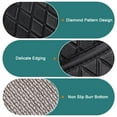 thumbnail image 3 of 3D Car Floor Mats Customed For 2019-2022 Nissan Altima 1st & 2nd Row Floor Mats Faux Leather, 3 of 9