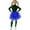 Blue, variant on Girls Tulle Skirt Layers Navy Tutu Elastic Waist Kids Ballet Tutu Summer Princess Party Dress 3-14 Years