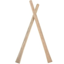 Beaupretty 2Pcs Khaki Wood Handles for Hoe Hammer and Tool Replacement Outdoor Use