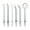 Multicolor, variant on JTF Cordless Water Flosser Dental Teeth Cleaner with 9 Jet Tips, DIY Mode 300ML Tank IPX7 Waterproof Portable Rechargeable Water Pick Dental Oral Irrigator for Home and Travel, White