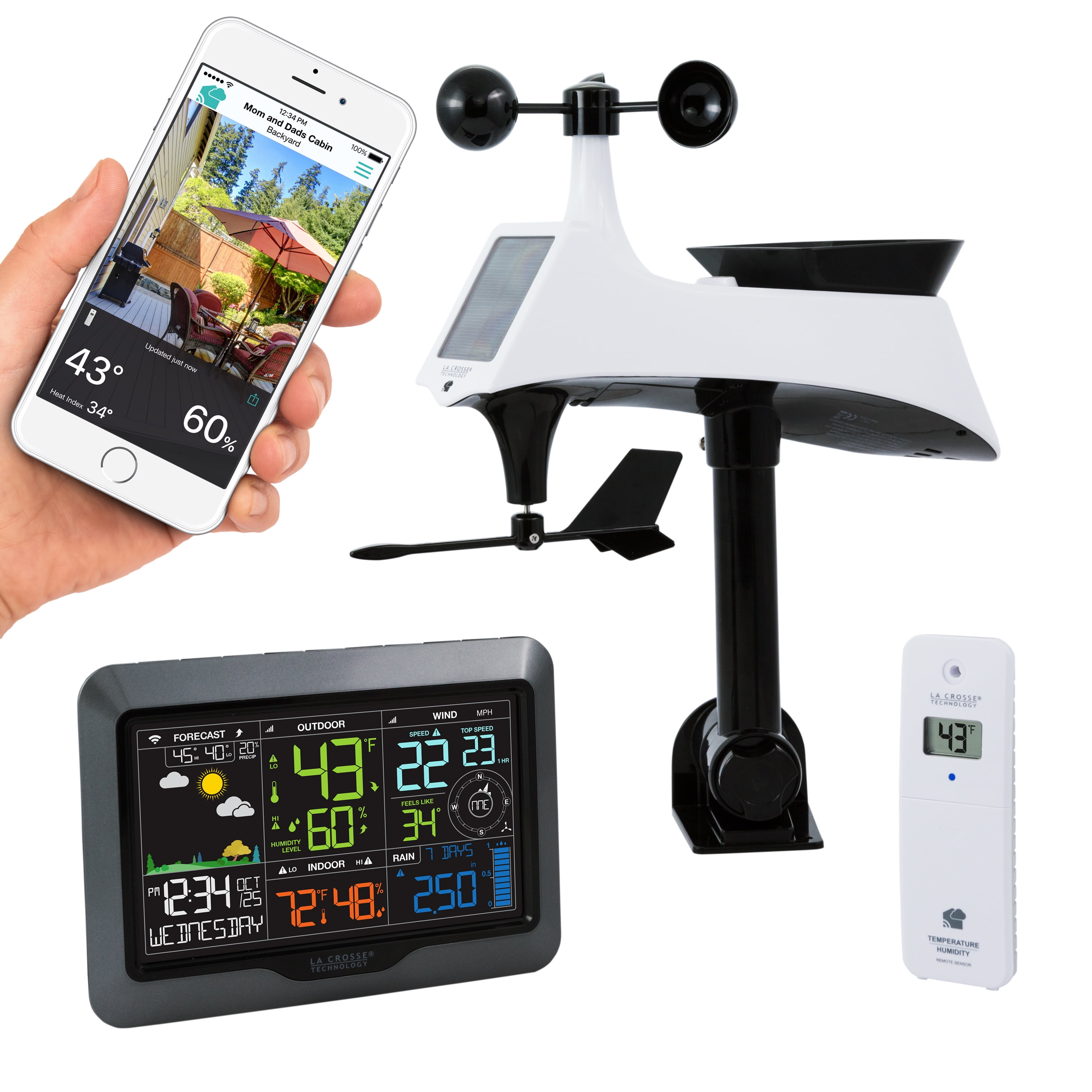 La Crosse Technology V40-PRO Color Wireless WIFI Professional Weather Station by La Crosse Technology, Ltd.
