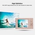 thumbnail image 6 of Xirurus Digital Camera 2.5K 24MP 16x Digital Zoom WiFi Mirrorless Camera with 2.88 Inch Screen MP3 Games Compact Vlogging Camera for Travel Students Teens Pink, 6 of 9