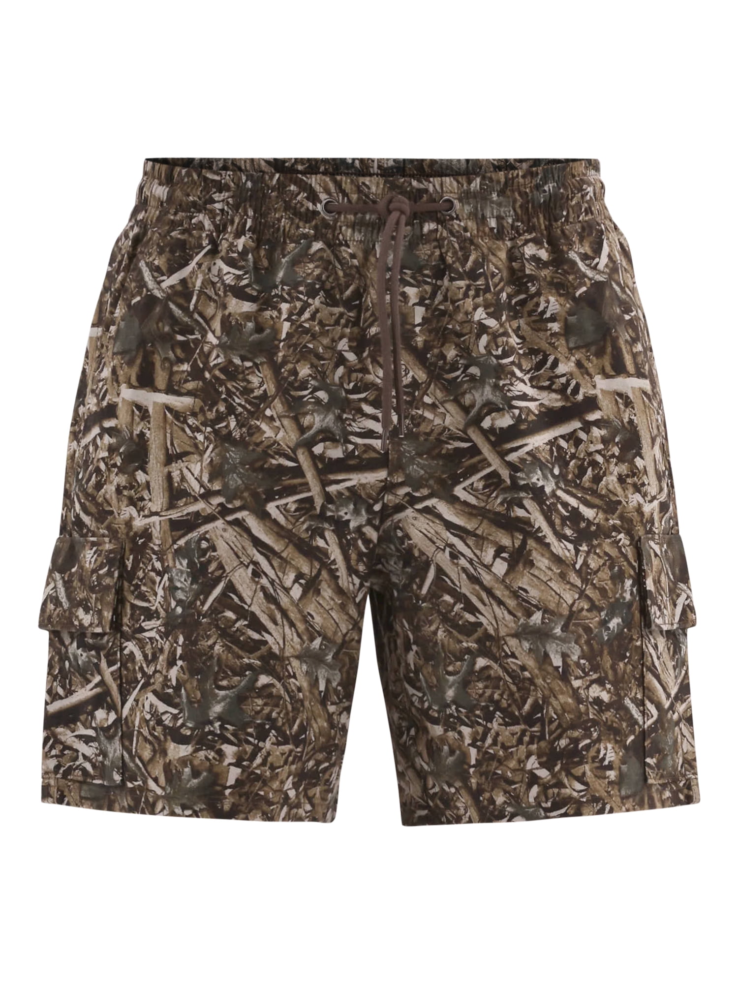 No Boundaries Men's & Big Men's Twill Cargo Shorts, 7" Inseam, Sizes XS-5XL