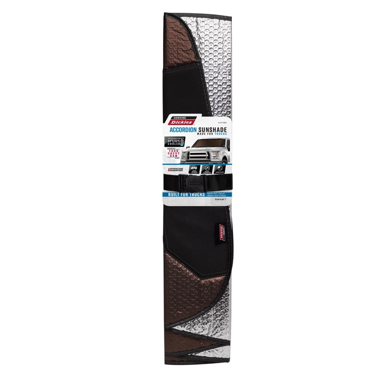Genuine Dickies Chocolate Brown Truck Accordion Sunshade for