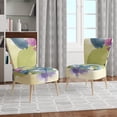 thumbnail image 4 of Designart "Spring Bouquet II" Upholstered Traditional Accent Chair - Arm Chair, 4 of 5