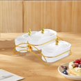 thumbnail image 6 of TISHITA Dried Fruit Salad Plate with Lid Serving Tray for Snack Dried Fruits Cupcake Clear, 6 of 8