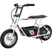 Razor Rambler 12 Seated Electric Scooter- White, up to 14 mph, 12" Air-Filled Tires, for Teen 13 
