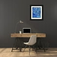 thumbnail image 3 of Wiley, Marta 15x18 Black Ornate Wood Framed with Double Matting Museum Art Print Titled - Abstract Blue XI, 3 of 4