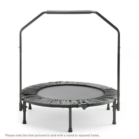 Marcy 40-Inch Trampoline Cardio Trainer, with Handrail, Black