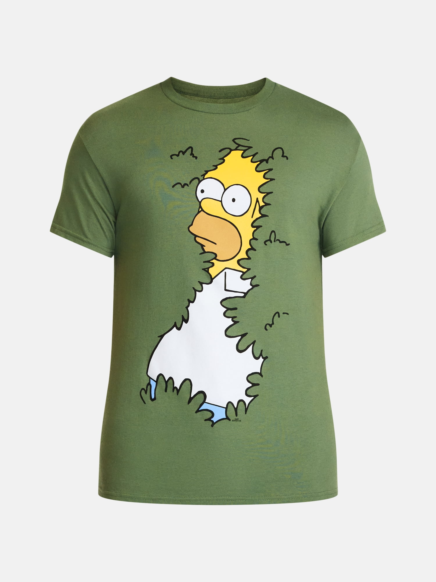 Homer Simpson Men's and Big Men's Graphic Tee with Short Sleeves, Sizes S-3XL