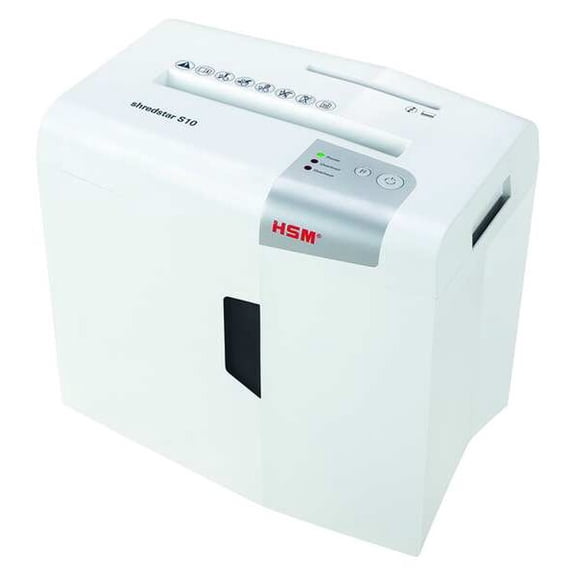 Hsm Paper Shredder, Strip-Cut Style shredstar S10