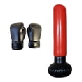 thumbnail image 3 of koolsoo Inflatable Boxing Bag Fitness Tool Boxing Toy for Kids for Kickboxing Karate Red, 3 of 9