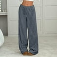 thumbnail image 3 of Sherpa Pajama Pants Women Soft Drawstring Elastic Waist Fluffy Pj Pants Comfy Lounge Fleece Lined Sleepwear Bottoms Dark Gray S, 3 of 6