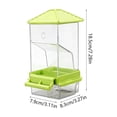 thumbnail image 3 of Comedero automático para loros: comedero transparente montado en la pared para aves pequeñas en interiores o exteriores, 3 of 6