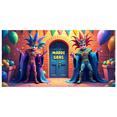 thumbnail image 3 of Mardi Gras Banner Colorful Mask Carnival Party Decorations Photography Props Event Supplies Backdrop Celebration Background Party Festive Decor, 3 of 8