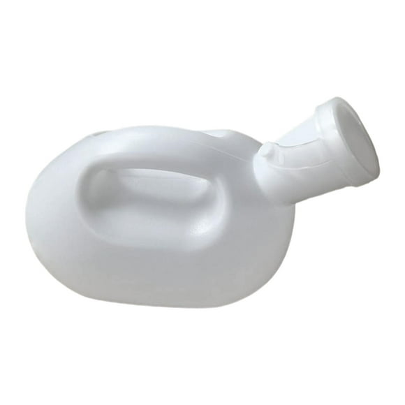 Bunblic Bouteille Urinoir pour Homme, Bouteille Mobile pour Incontinence et Pipi, pour Camping, Plein Air, Voyage, Blanc