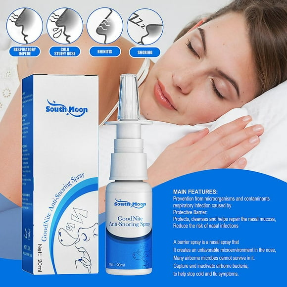 2X Snoring Nasal Spray Snore Stopper Drop Relief Remedy Anti Snoring Nose Breathing
